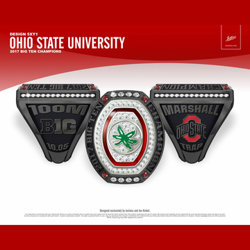 Ohio State University Men's Trap 2017 Big Ten Championship Ring